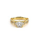 Verragio Three-Stone Princess Engagement Ring