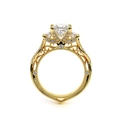 Verragio Three-Stone Princess Engagement Ring