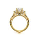Verragio Three-Stone Princess Engagement Ring