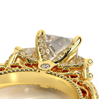 Verragio Three-Stone Princess Engagement Ring