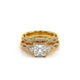 Verragio Three-Stone Princess Engagement Ring