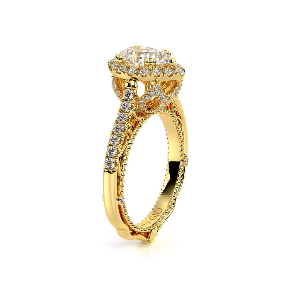 Verragio Halo Pear Engagement Ring
