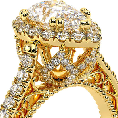Verragio Halo Pear Engagement Ring