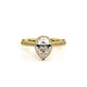 Verragio Halo Pear Engagement Ring