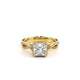 Verragio Halo Princess Engagement Ring