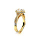 Verragio Halo Pear Engagement Ring