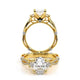 Verragio Three-Stone Oval Engagement Ring