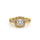 Verragio Halo Princess Engagement Ring
