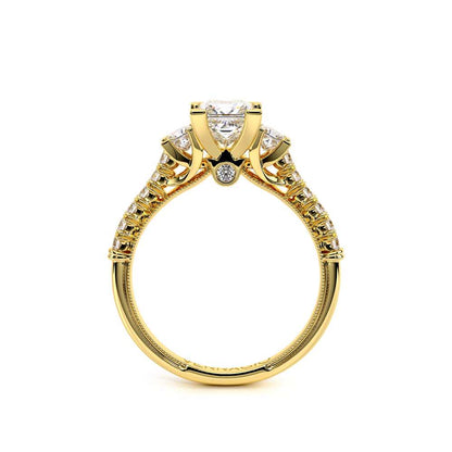 Verragio Three-Stone Princess Engagement Ring