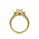 Verragio Three-Stone Princess Engagement Ring