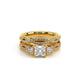 Verragio Three-Stone Princess Engagement Ring
