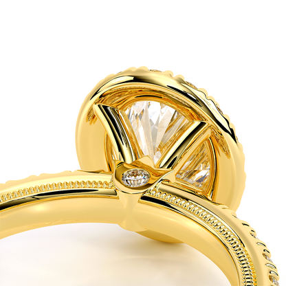 Verragio Pave Oval Engagement Ring