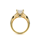 Verragio Three-Stone Princess Engagement Ring