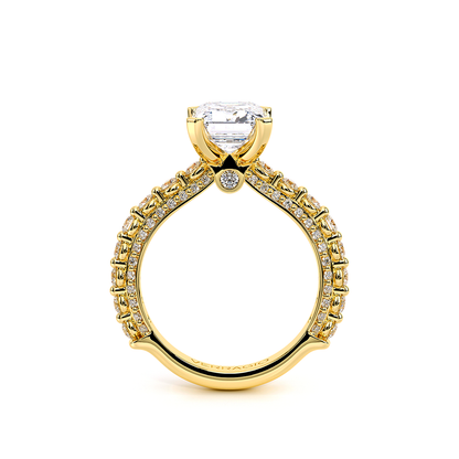 Verragio Pave Emerald Engagement Ring