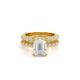 Verragio Pave Emerald Engagement Ring
