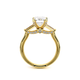 Verragio Three-Stone Emerald Engagement Ring
