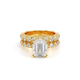 Verragio Pave Emerald Engagement Ring