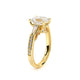 Verragio Three-Stone Emerald Engagement Ring