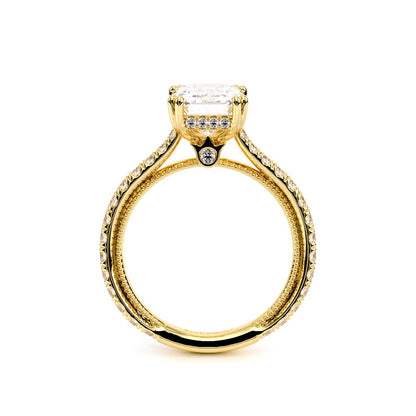 Verragio Pave Emerald Engagement Ring