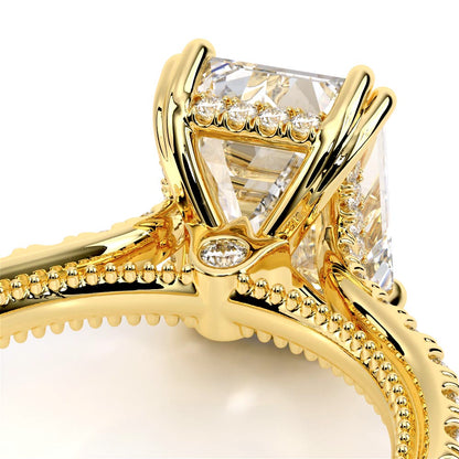 Verragio Pave Emerald Engagement Ring