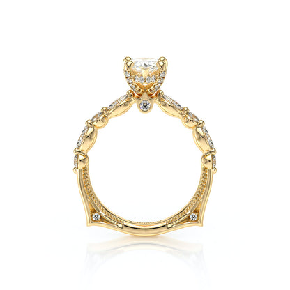 Verragio Halo Pear Engagement Ring