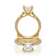 Verragio Halo Princess Engagement Ring