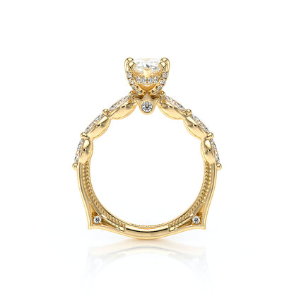 Verragio Halo Pear Engagement Ring