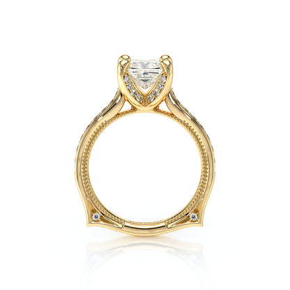 Verragio Halo Princess Engagement Ring