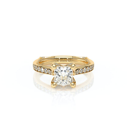 Verragio Halo Princess Engagement Ring