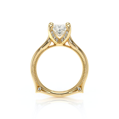 Verragio Halo Princess Engagement Ring