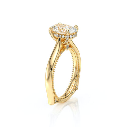 Verragio Halo Oval Engagement Ring