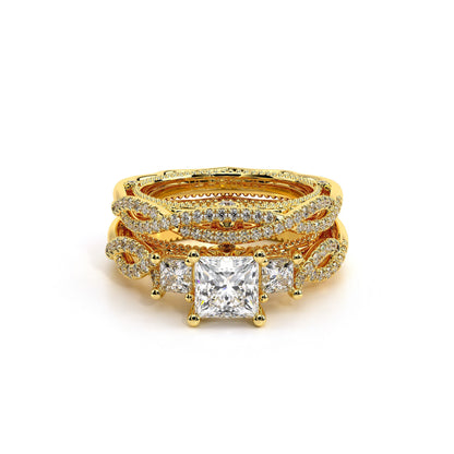 Verragio Three-Stone Princess Engagement Ring