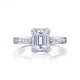 Tacori Dantela Collection Clean Mirror Finish Emerald Cut Ring 2646-25EC7X5