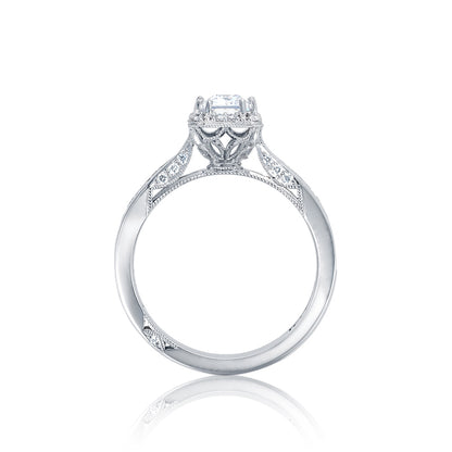 Tacori Dantela Collection Clean Mirror Finish Emerald Cut Ring 2646-25EC7X5