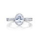 Tacori Dantela Collection Oval Diamond Ring 2646-25OV75X55