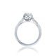 Tacori Dantela Collection Oval Diamond Ring 2646-25OV75X55