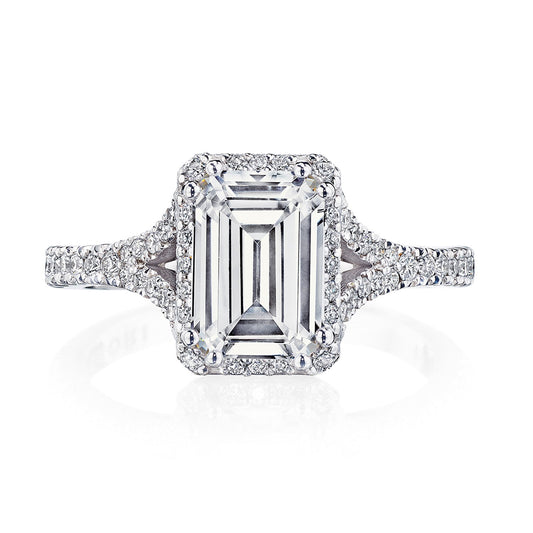 Emerald Bloom Engagement Ring