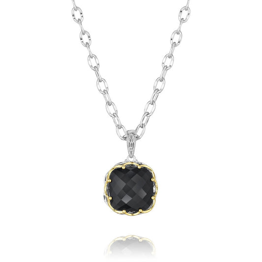 Tacori Black Lightning Gold Crescent Pendant