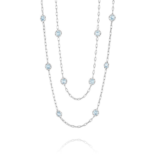 38" Candy Drop Necklace featuring Sky Blue Topaz