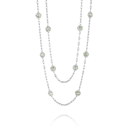 38" Candy Drop Necklace featuring Prasiolite Quartz