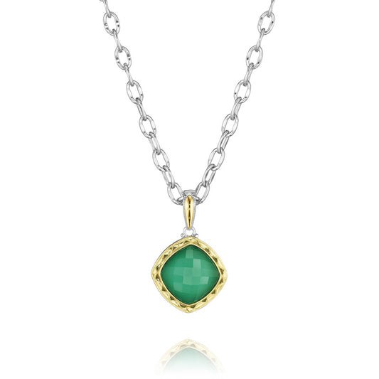 Tacori Onyx Envy Crescent Solitaire Pendant