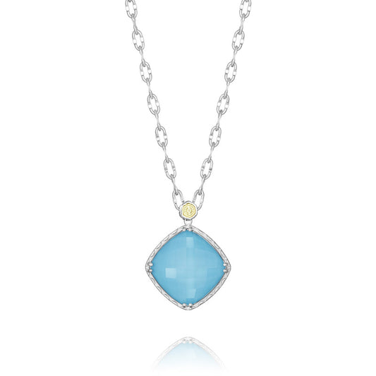Bold Gem Pendant featuring Neo-Turquoise