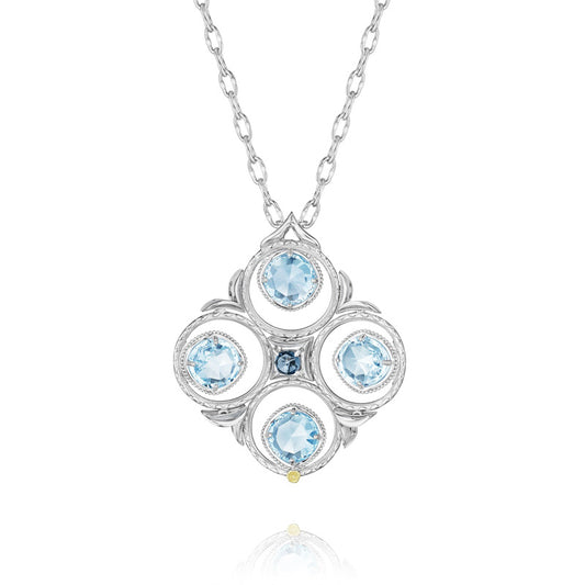 Tacori Island Rains Large Crescent Bloom Necklace