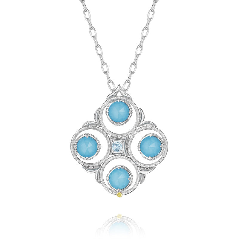 Tacori Island Rains Large Crescent Bloom Necklace