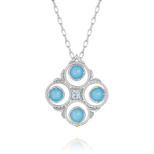 Tacori Island Rains Large Crescent Bloom Necklace
