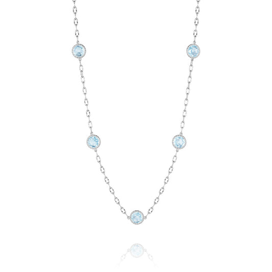 Raindrops Necklace featuring Sky Blue Topaz