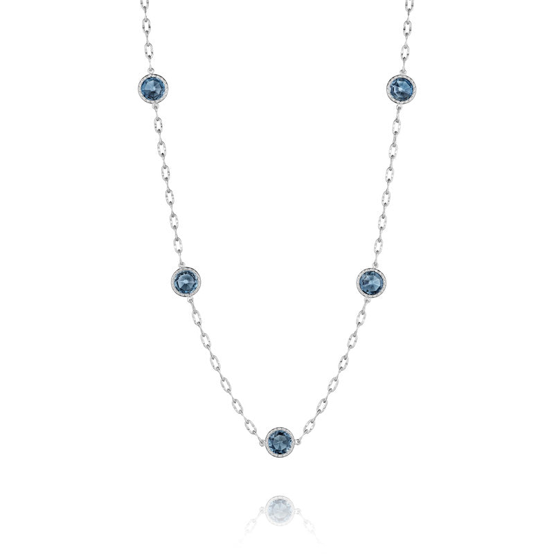 Raindrops Necklace featuring London Blue Topaz