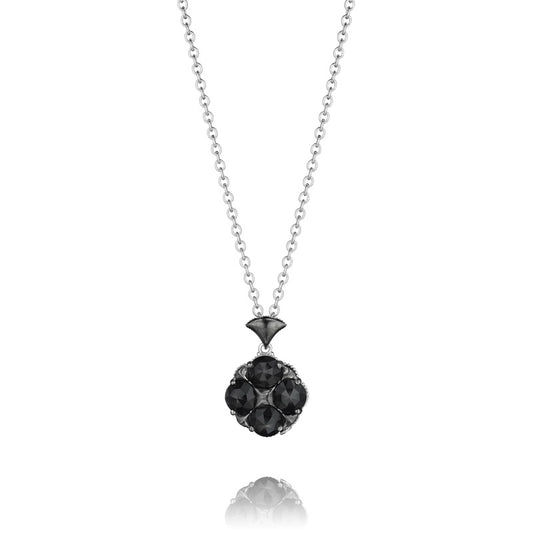 Tacori City Lights After Dark Lotus Four Gem Pendant