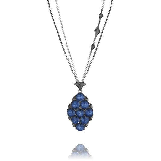 Tacori City Lights Embellished Chain Gem Pendant Necklace