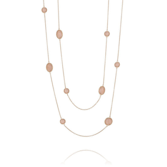 Tacori Moon Rosé Gem Wrap Necklace